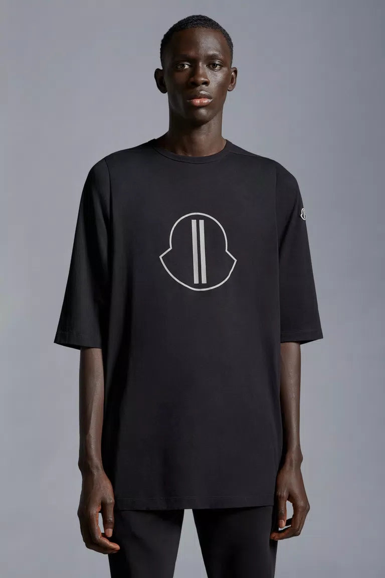 T-shirt with MONCLER + RICK OWENS logo