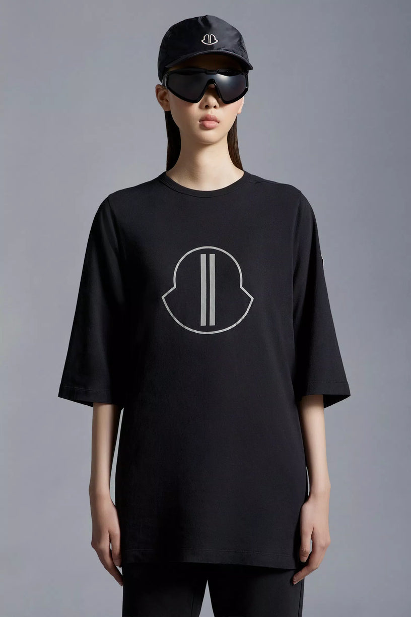 T-shirt with MONCLER + RICK OWENS logo