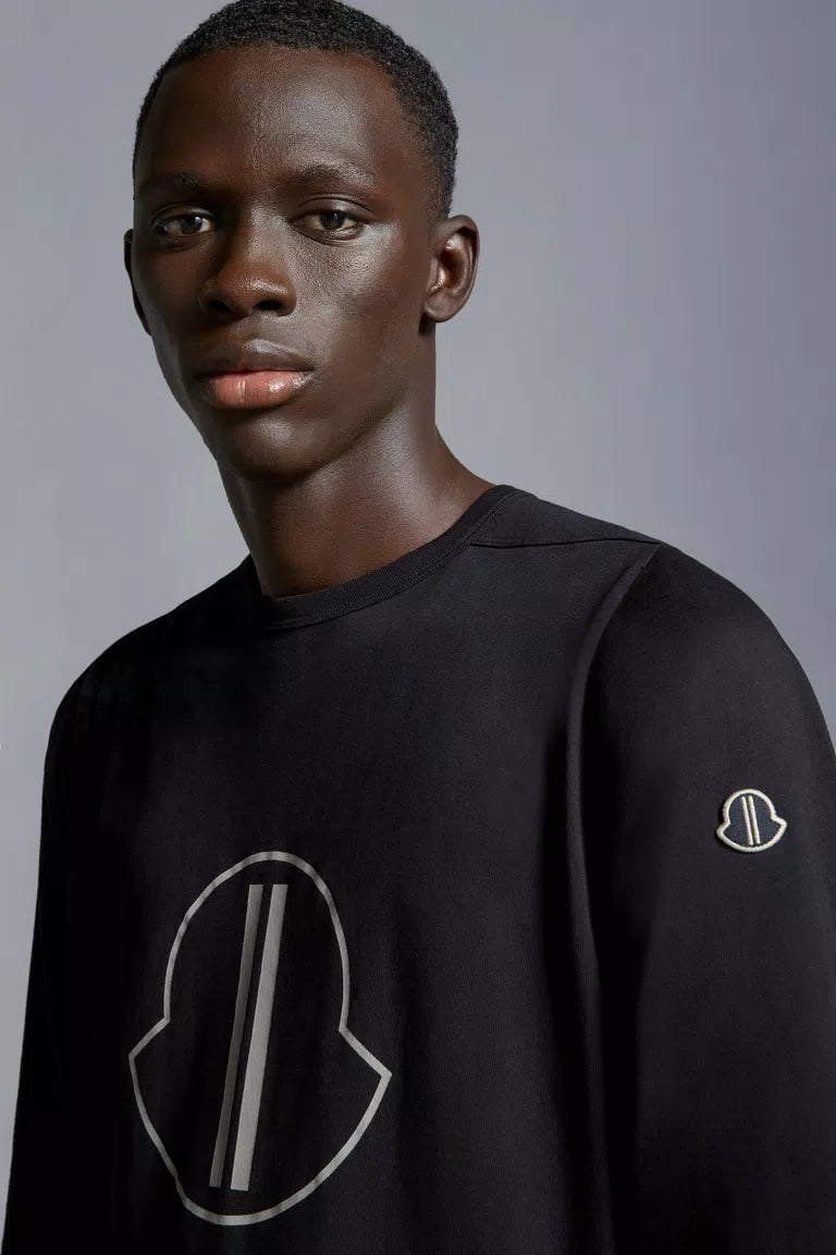 T-shirt with MONCLER + RICK OWENS logo