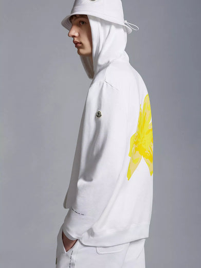 Floral Motif Hoodie