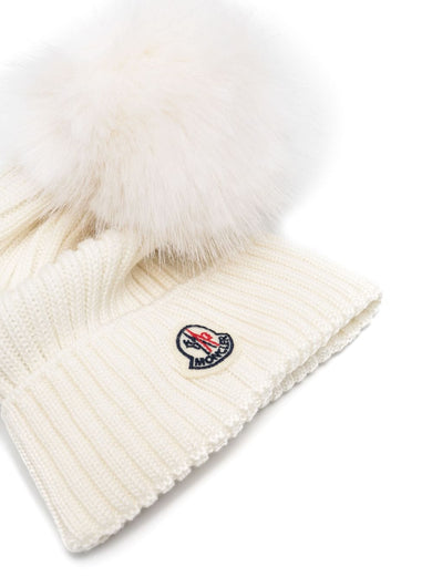 Wool Beanie With Pom Pom