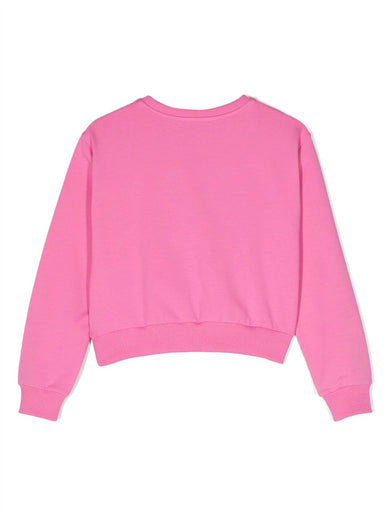 Teddy Bear-motif cotton sweatshirt