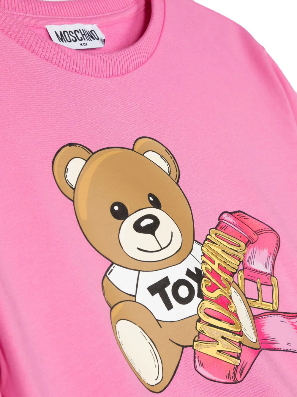Teddy Bear-motif cotton sweatshirt