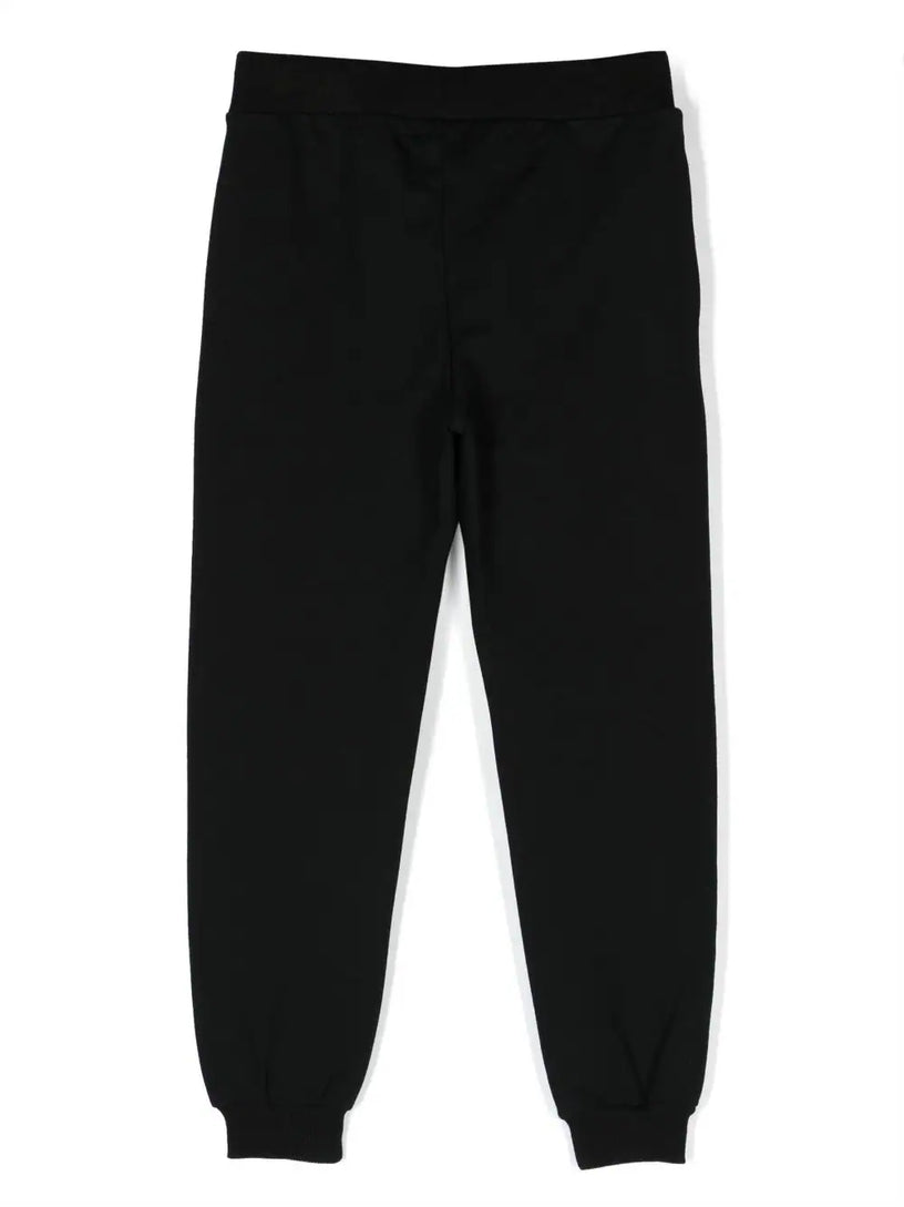 Logo-print cotton track pants