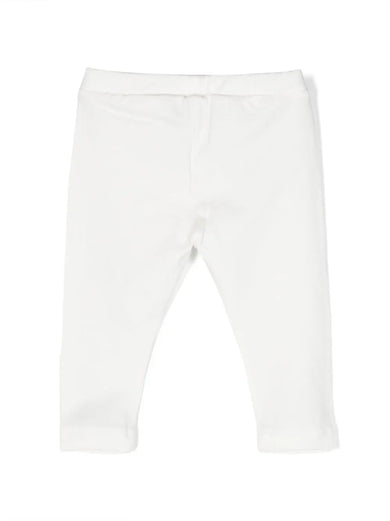 Logo-print cotton leggings