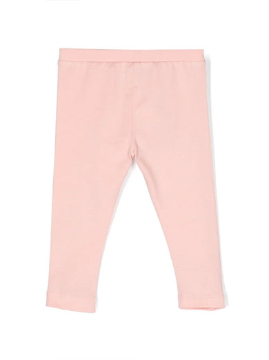 Logo-print cotton leggings