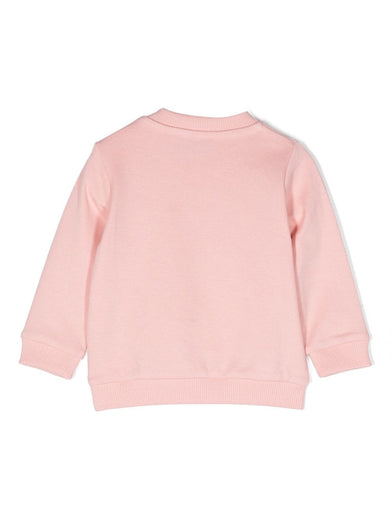 Leo Teddy-print jersey-fleece sweatshirt