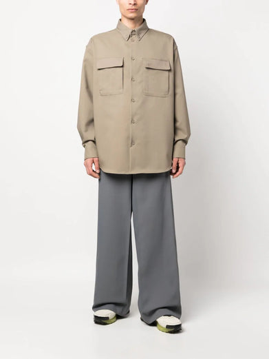 Jacket-Shirt With Logo