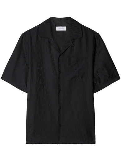 HOLIDAY SHIRT WITH LOGO ALL-OVER