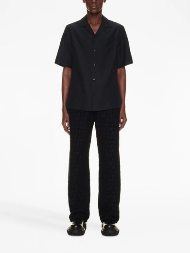 HOLIDAY SHIRT WITH LOGO ALL-OVER