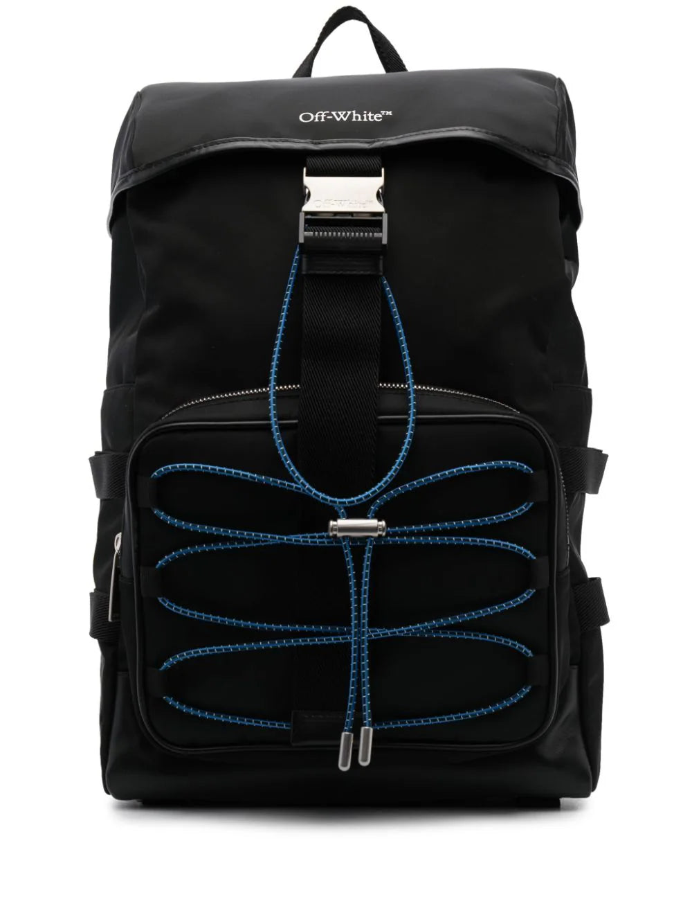 Courrie Flap Backpack OFF-WHITE Nero | Grifo210