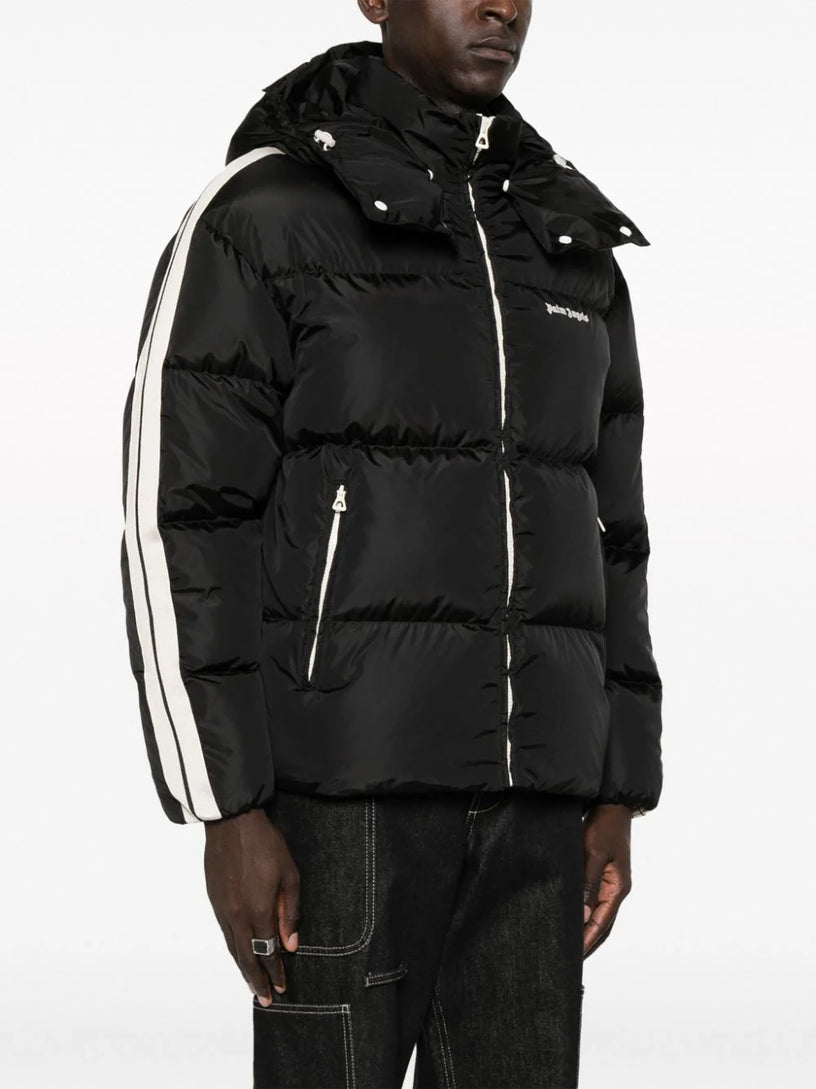 HOODED TRACK DOWN JACKET
