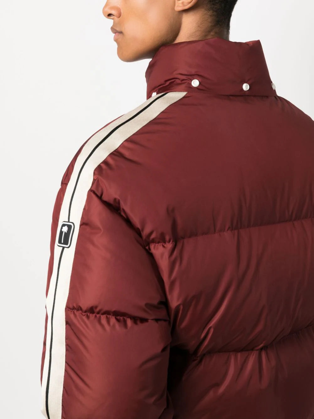 HOODED TRACK DOWN JACKET