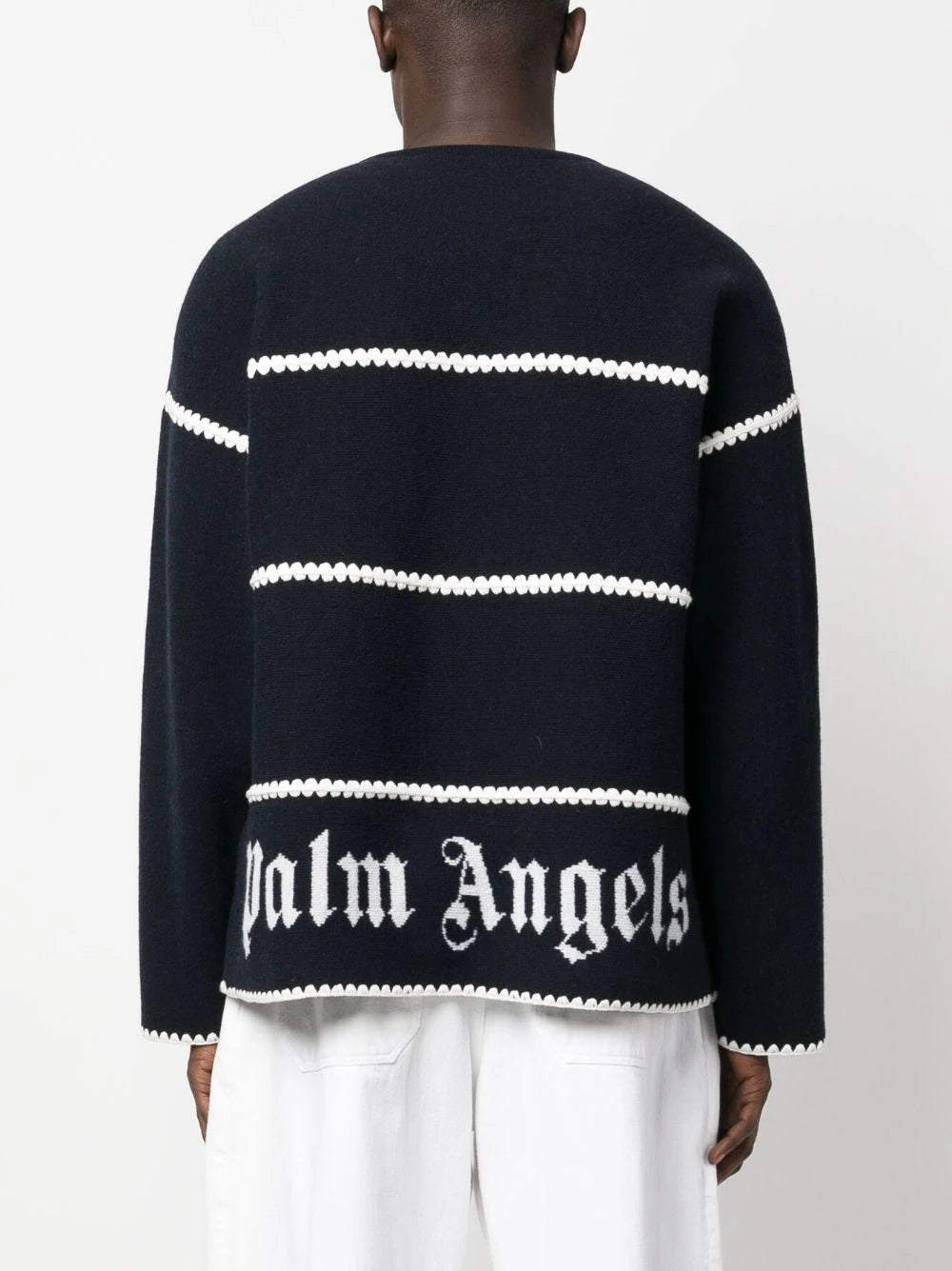 Monogram striped sweater