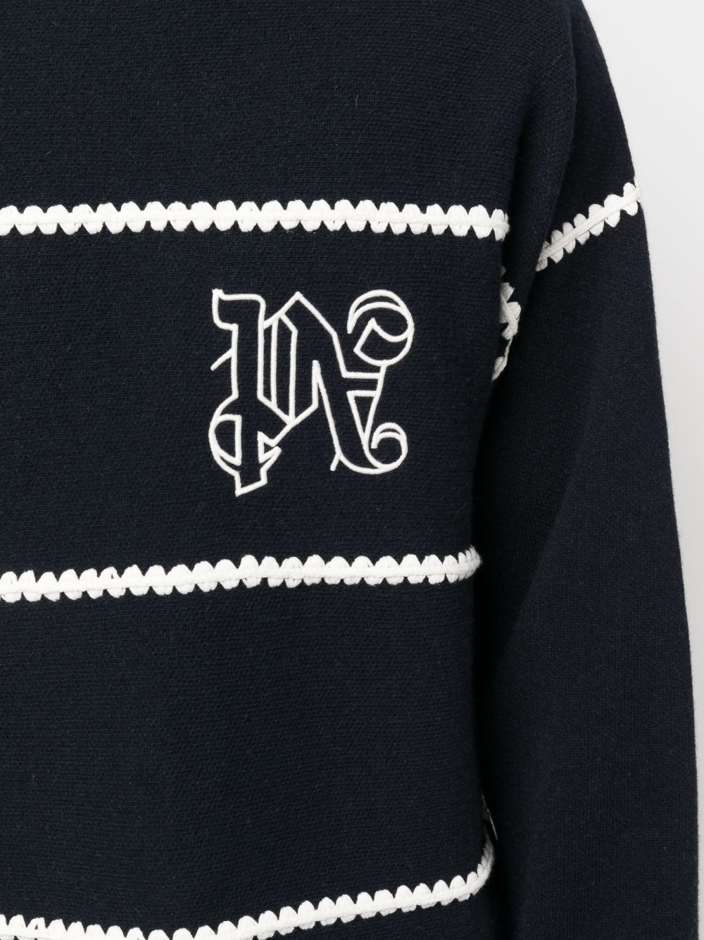 Monogram striped sweater