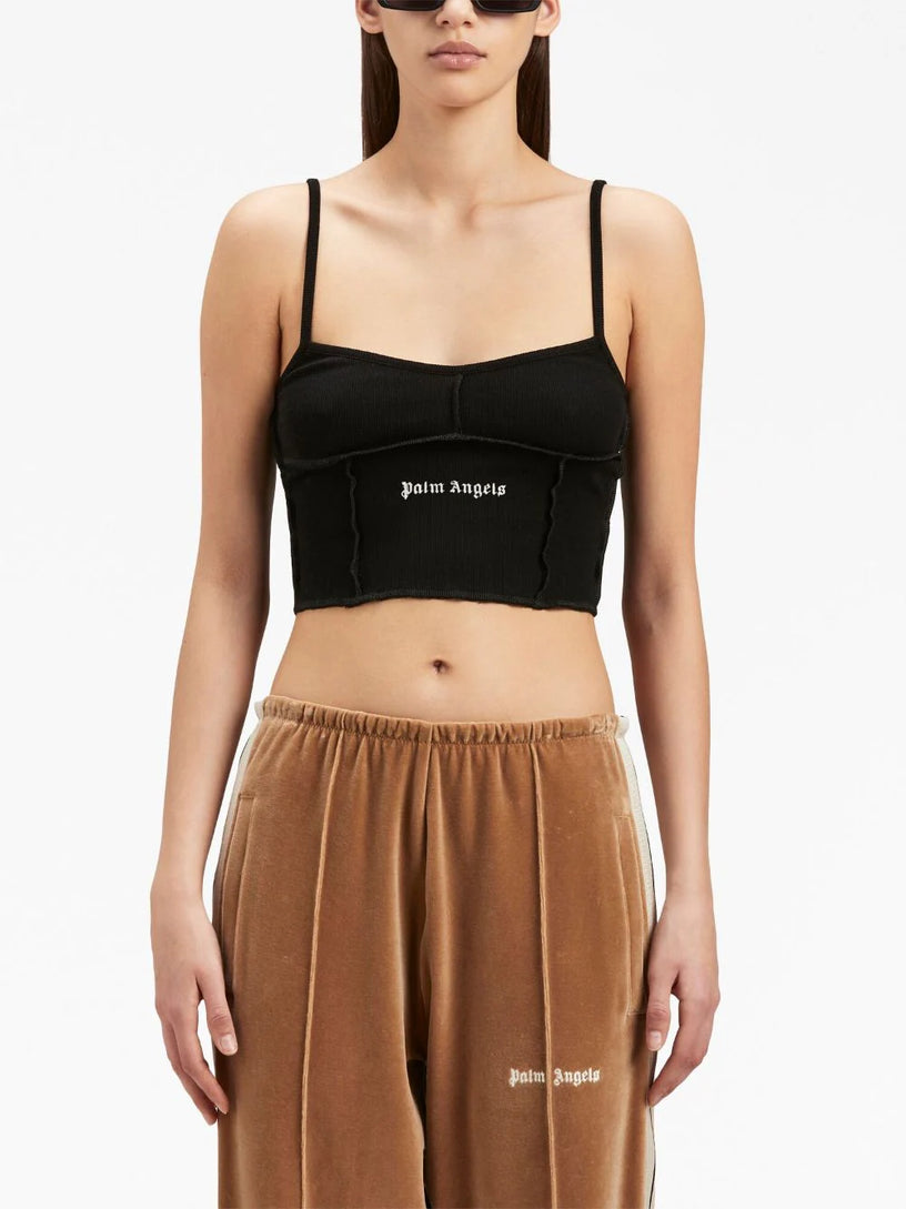 Classic logo rib top