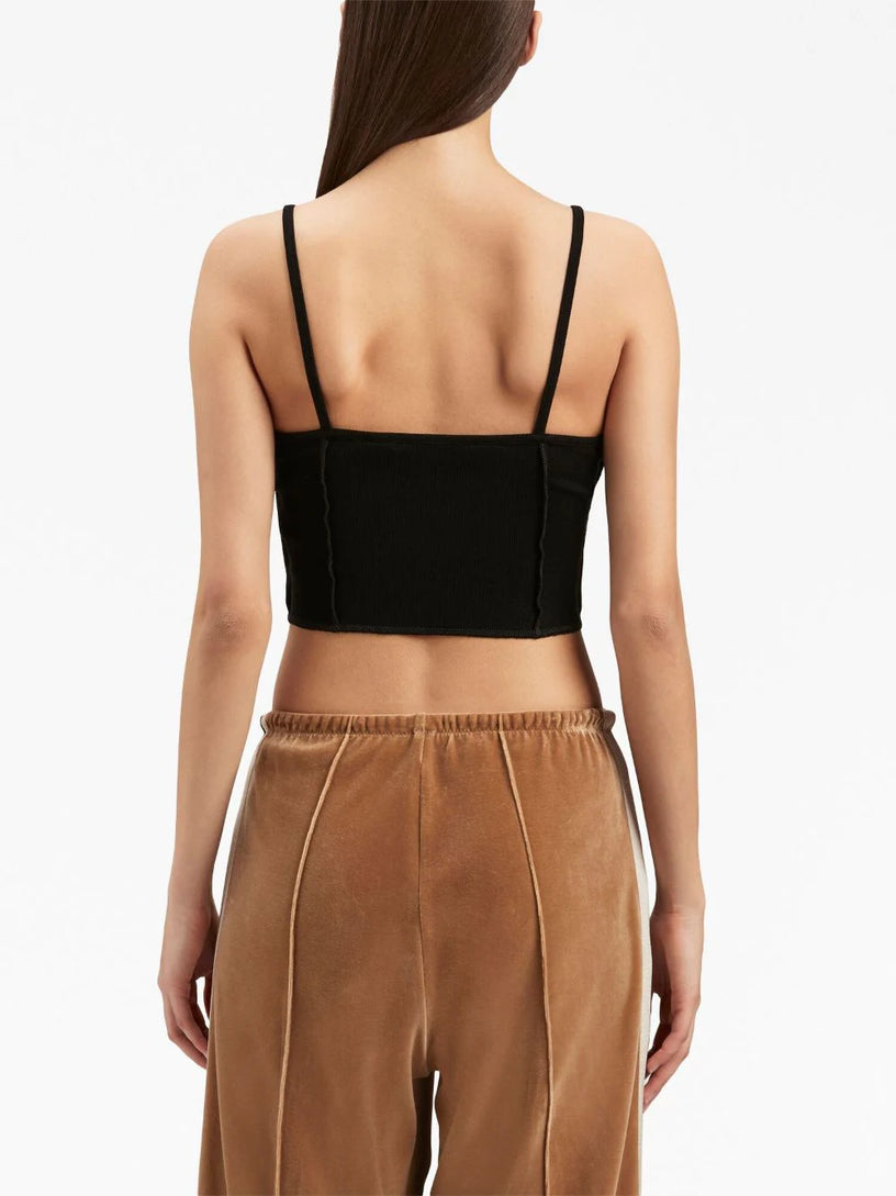 Classic logo rib top