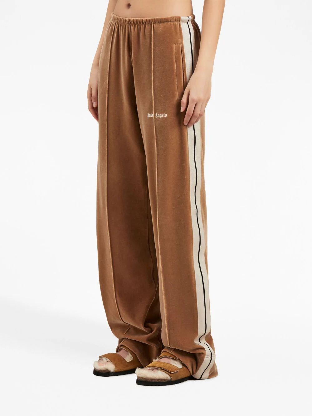 VELVET LOOSE TRACK PANTS