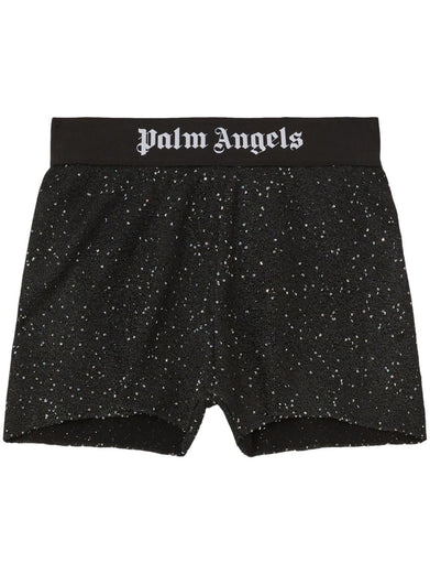 Soiree knit logo shorts