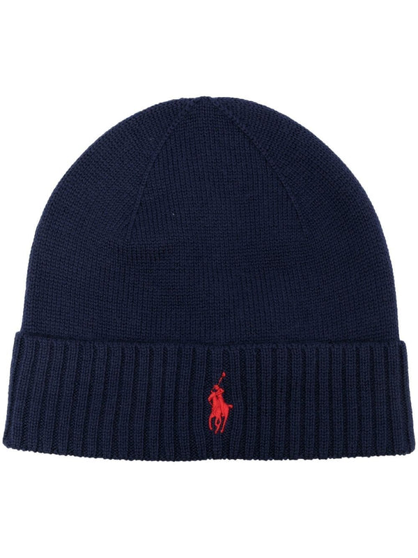 WOOL BEANIE WITH PONY