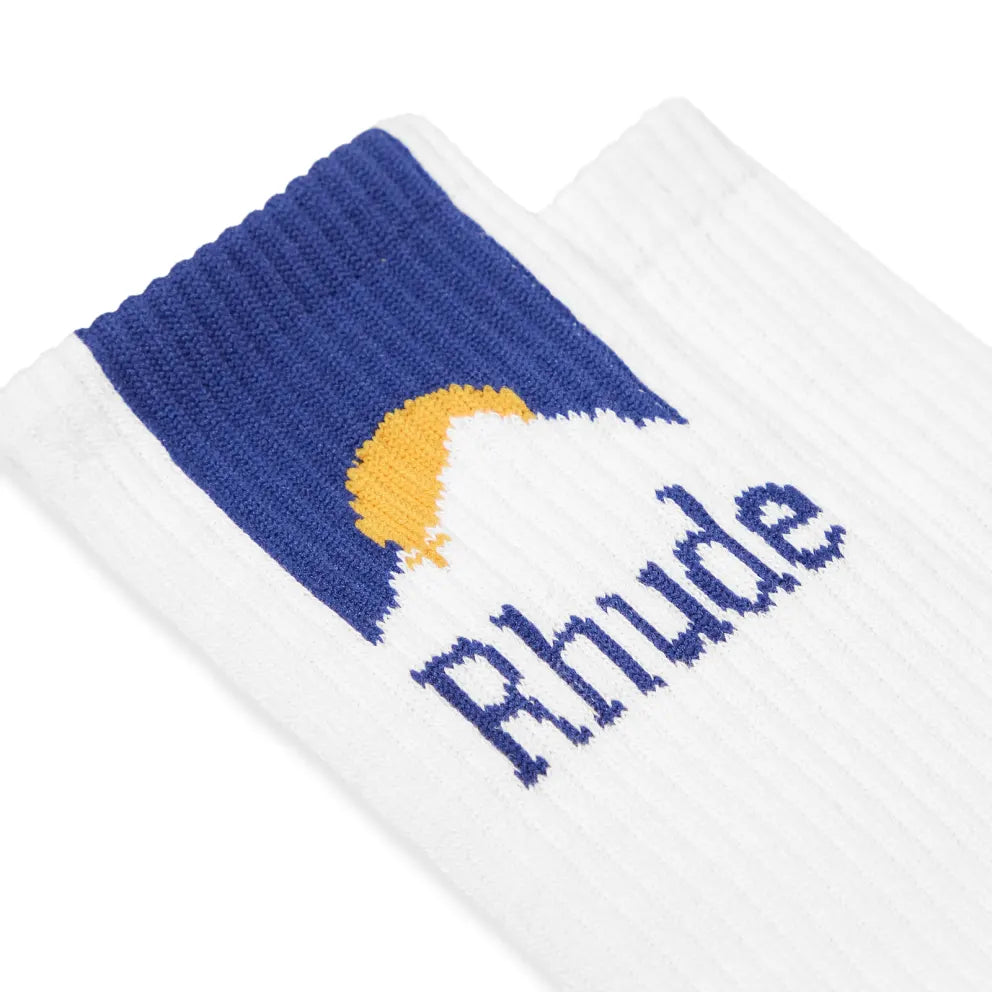 Mountain logo sock