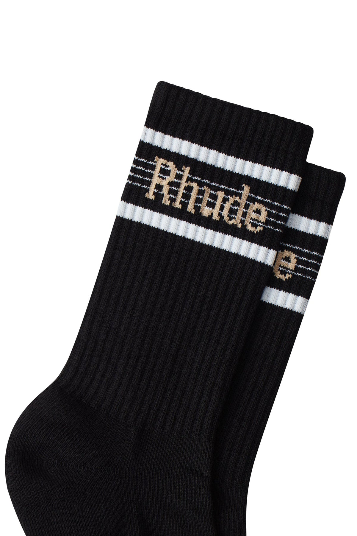 Logo Stripe Sport Socks