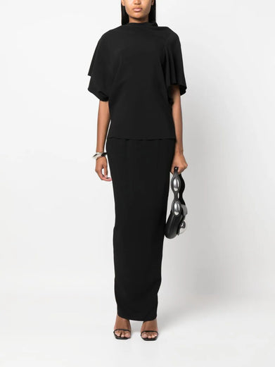 Soft Pillar Long Skirt