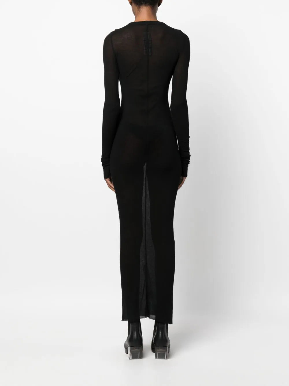 Rib Ls Dress
