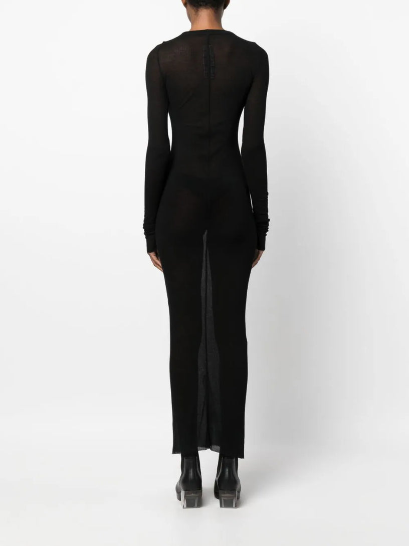 Rib Ls Dress