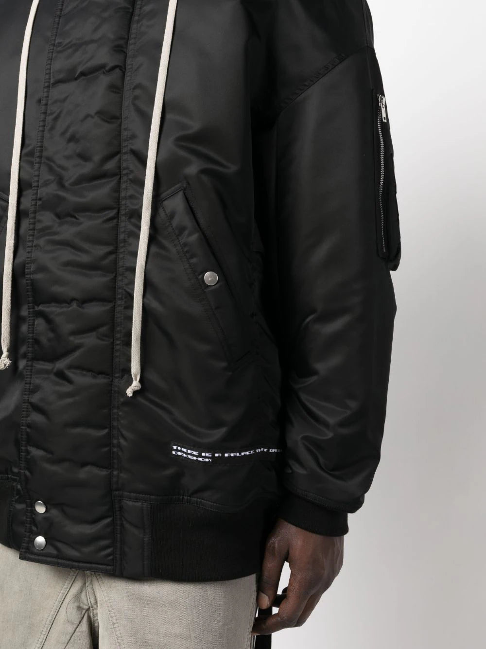 Hooded long bomber