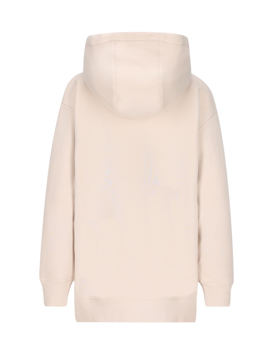 Long jersey sweatshirt