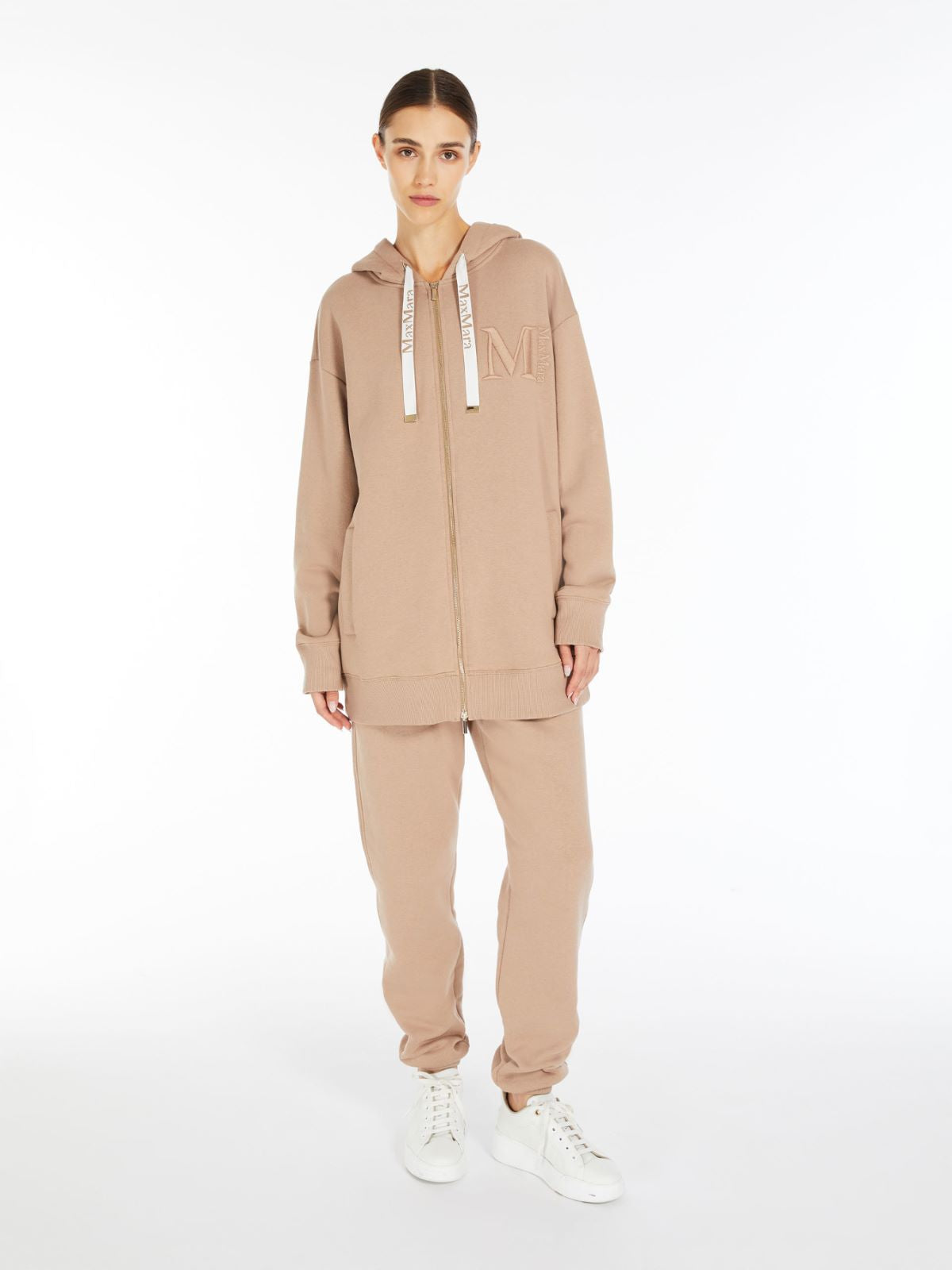 Long jersey sweatshirt