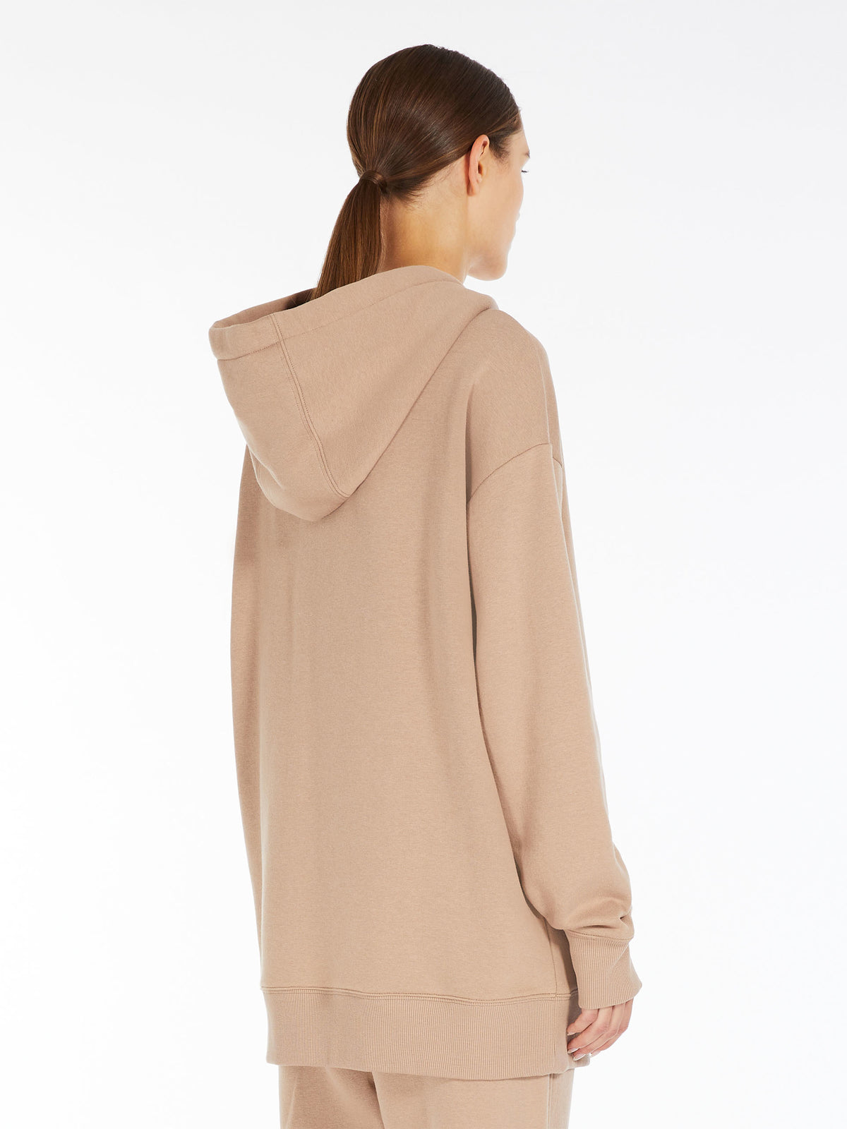 Long jersey sweatshirt