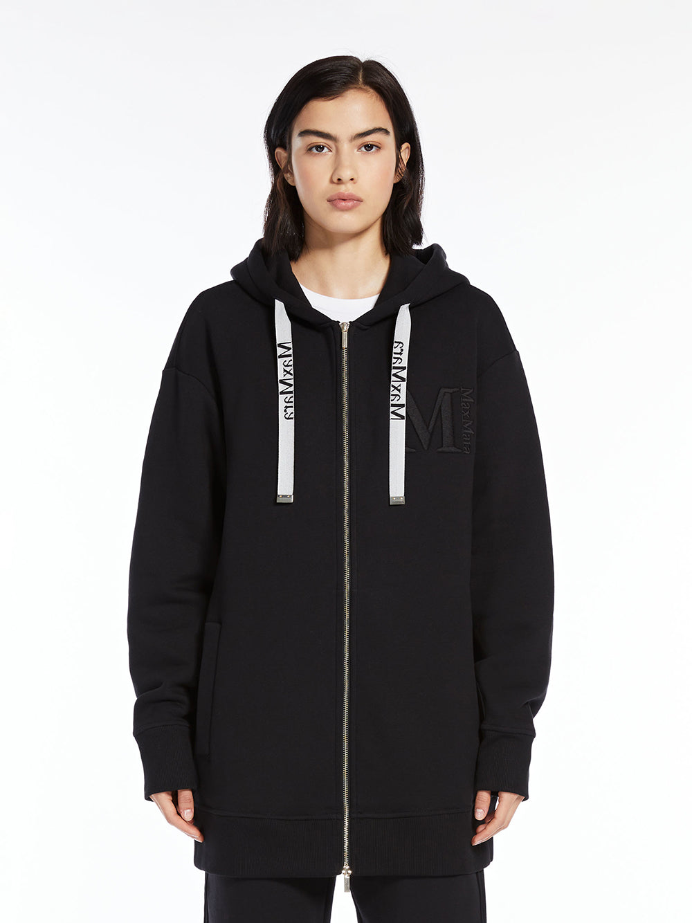 Long jersey sweatshirt