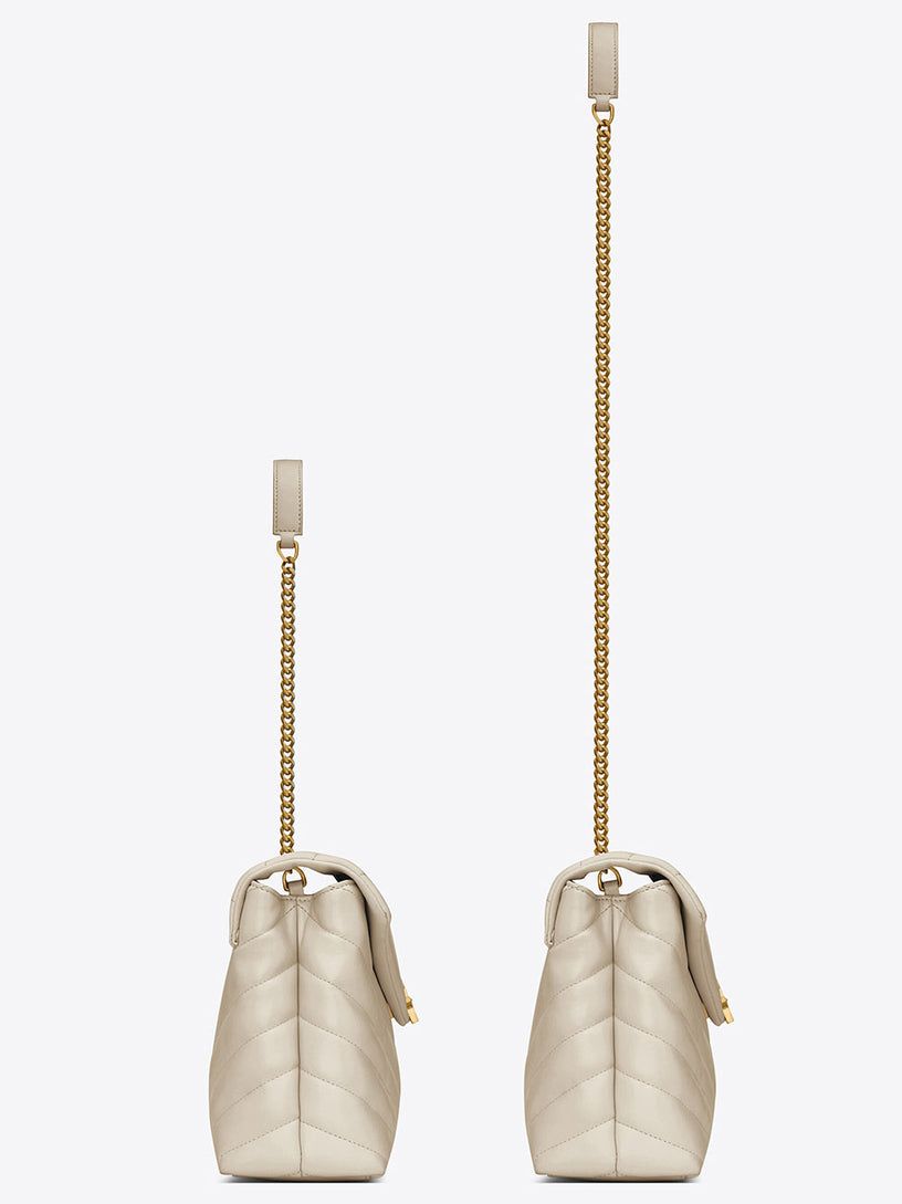 Small Loulou in quilted leather
