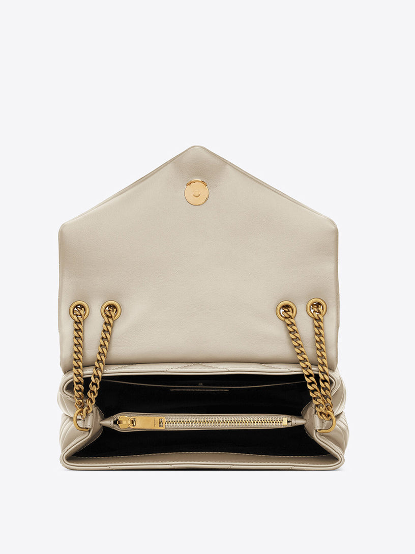 Small Loulou in quilted leather