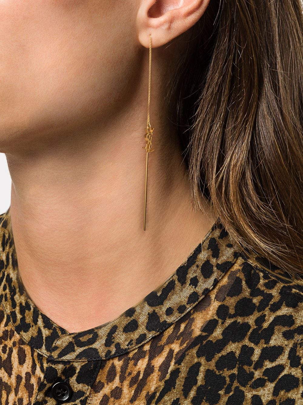 OPYUM Ysl Long Threader Earrings
