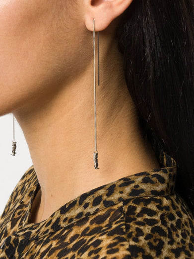 OPYUM Ysl Long Threader Earrings