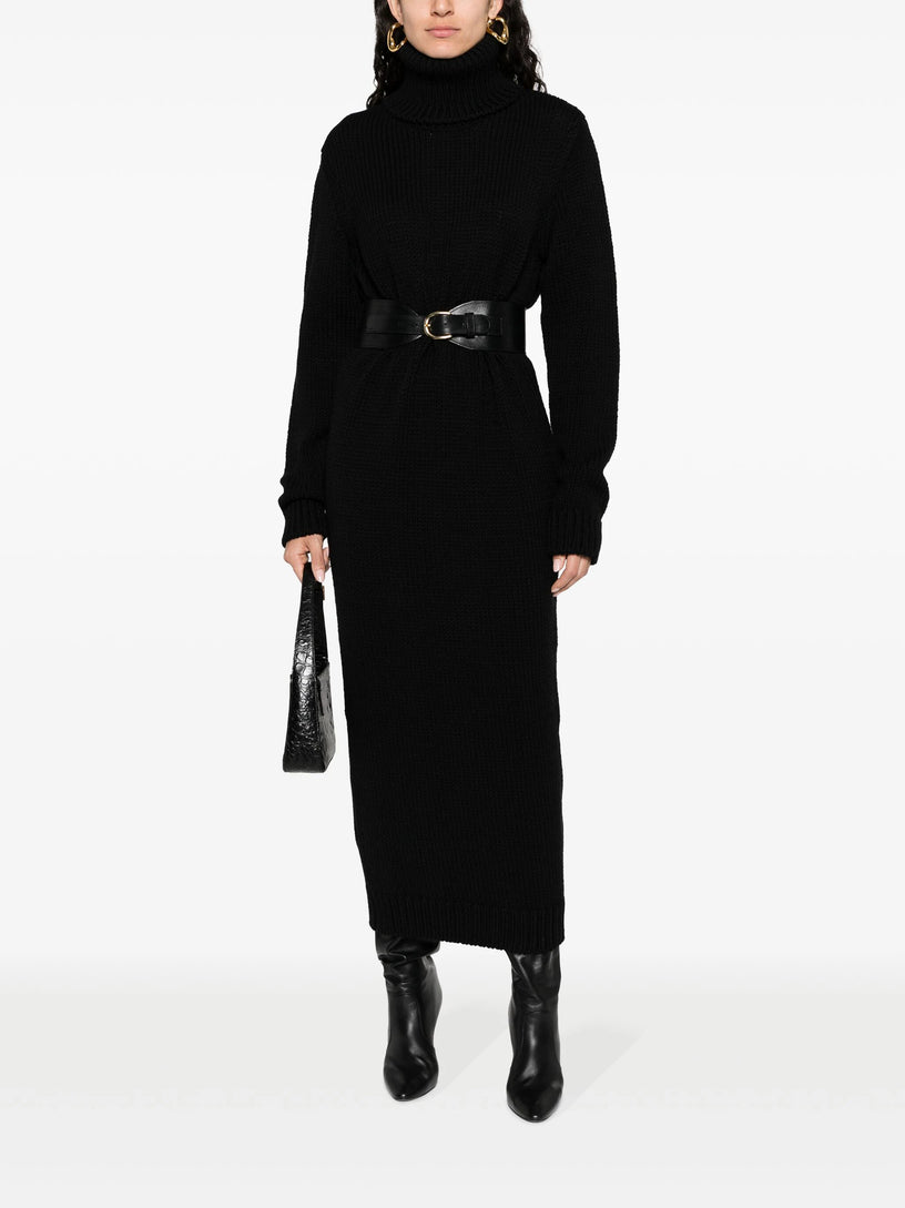 Long turtleneck dress