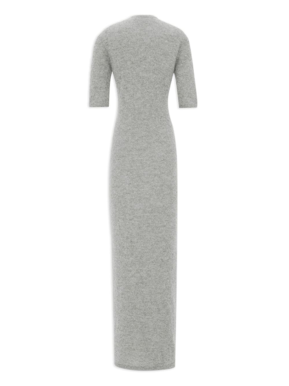 Long dress in alpaca