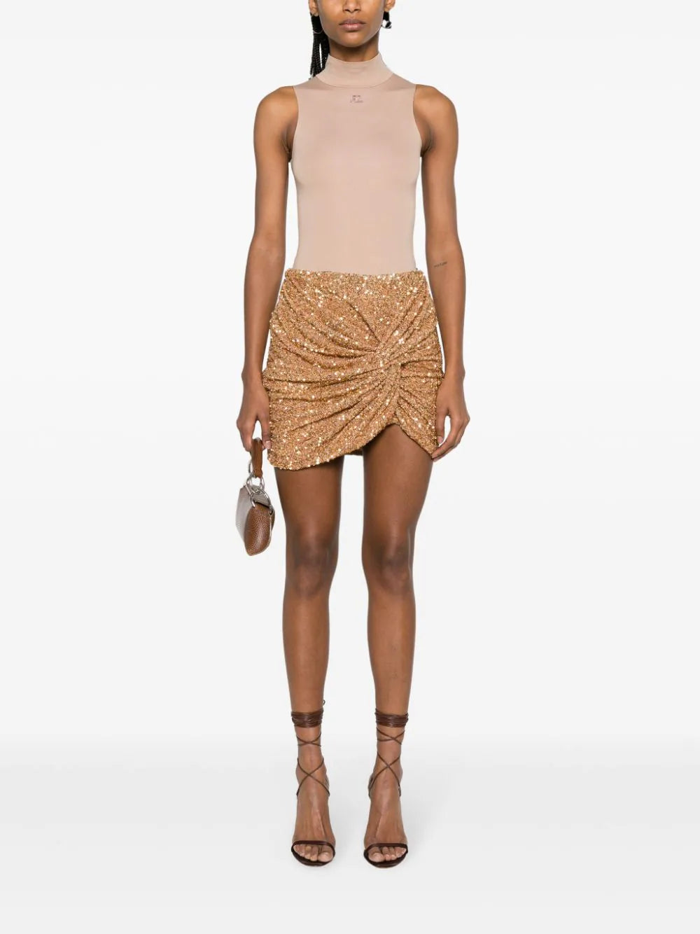 Sequin mini skirt