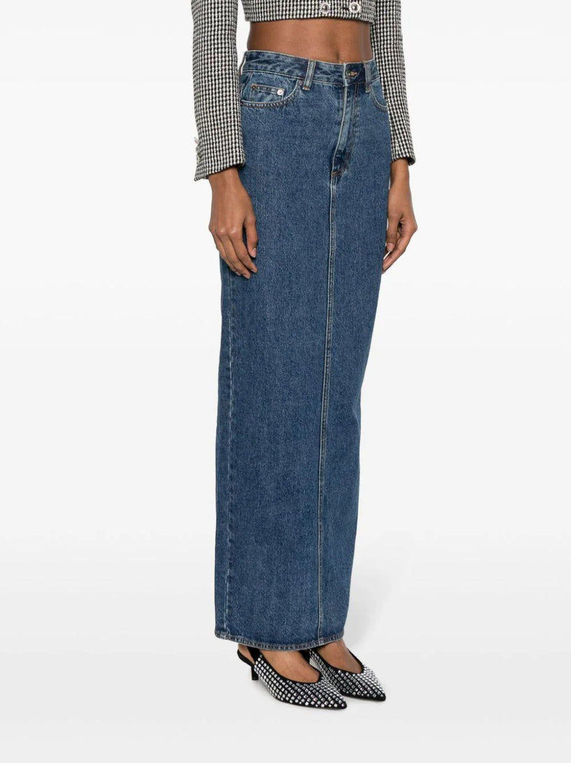 Denim Maxi Skirt
