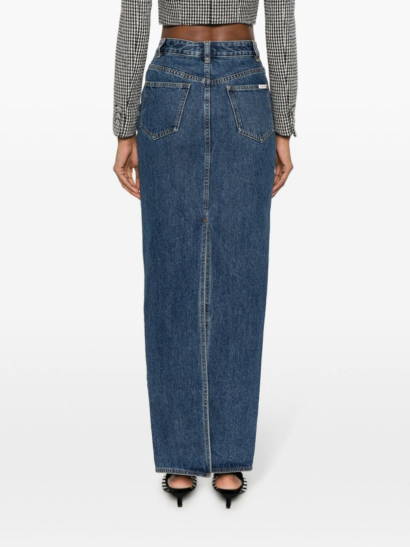 Denim Maxi Skirt