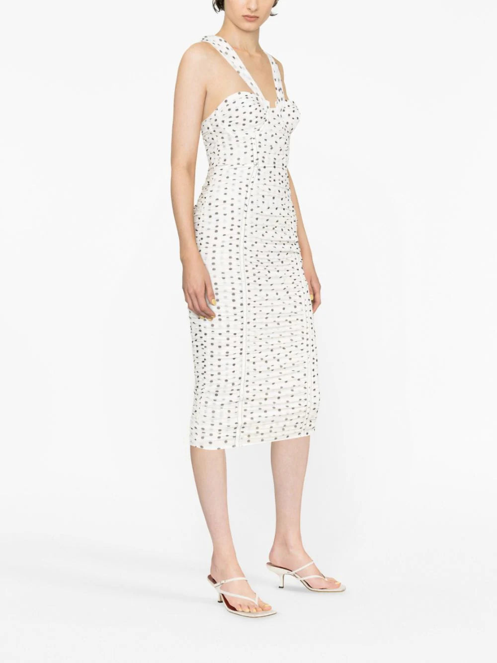 Polka Dot Midi Dress