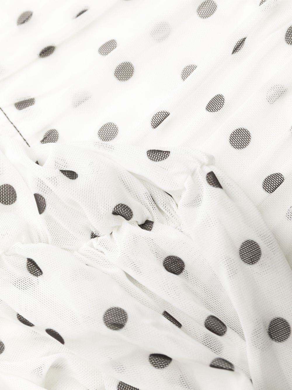 Polka Dot Off Shoulder Mini Dress