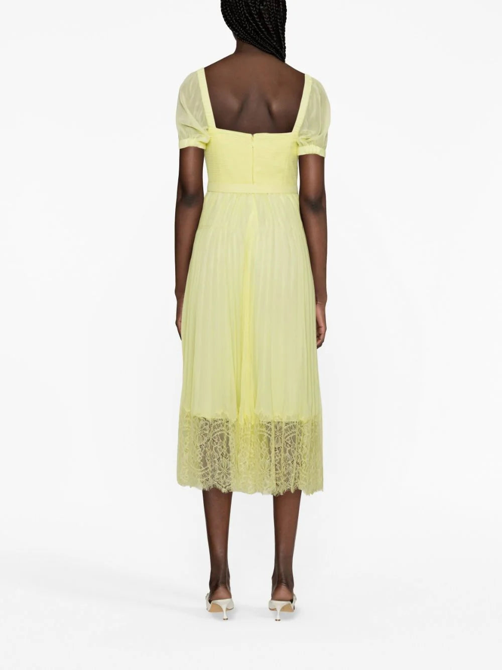 Lace Detail Midi Dress