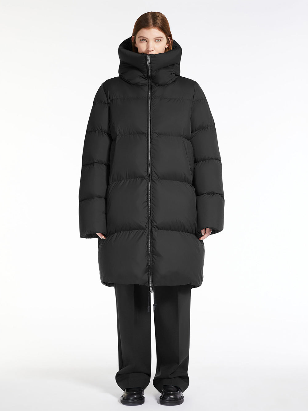 LONG DOWN JACKET IN WATERPROOF JACKET