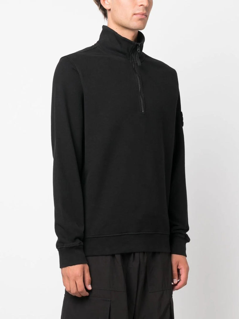 Half-zipper sweatshirt