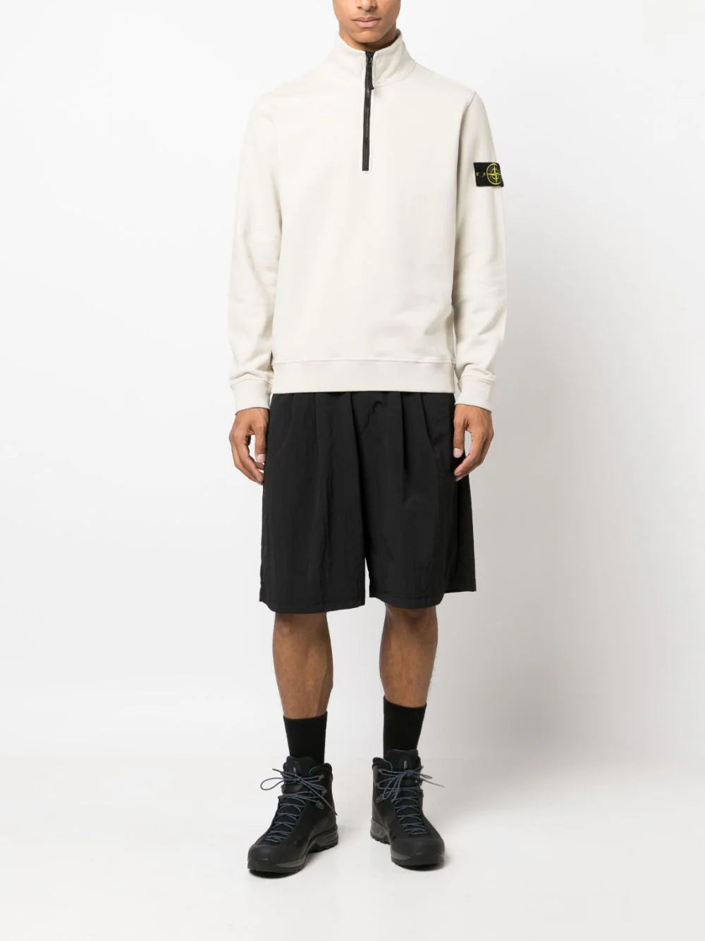 Half-zipper sweatshirt