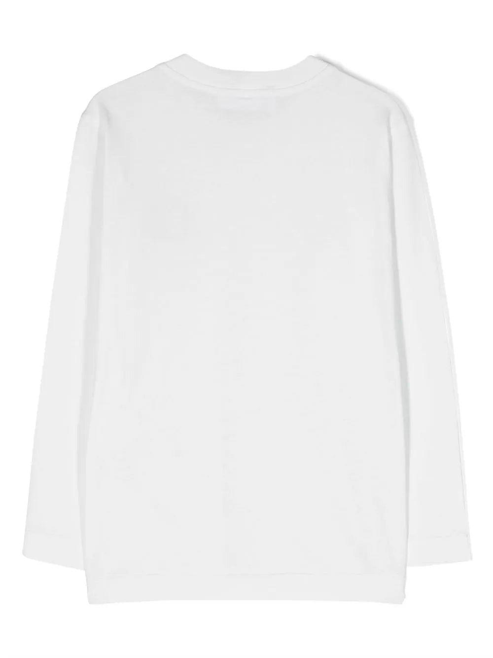 Compass-patch cotton T-shirt